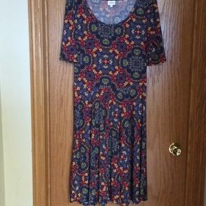LuLaRoe XL Fall/winter Nicole Dress